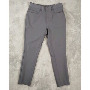 State & Liberty Pants Mens 33x30 Gray Tech Athletic 4-Way Stretch Chino